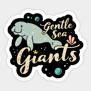 Manatee Sticker